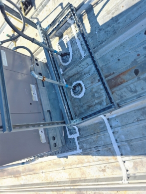 Commercial Rooftop Unit Curb Reflash – Fort Mill, SC project photo 5