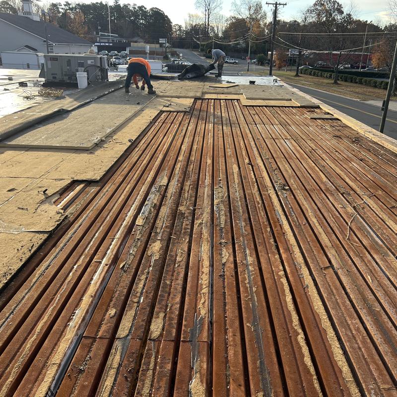 Project photo: Charlotte, NC TPO Roof Replacement. We are removing this
