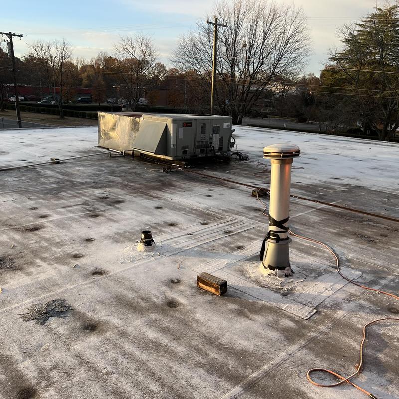 Charlotte, NC TPO Roof Replacement. We are removing this project photo 4
