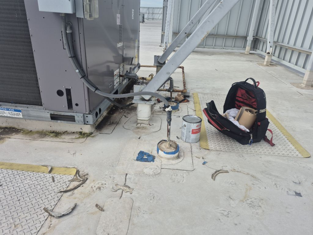 Commercial Pipe Penetration Repair – Charlotte, NC project photo 4