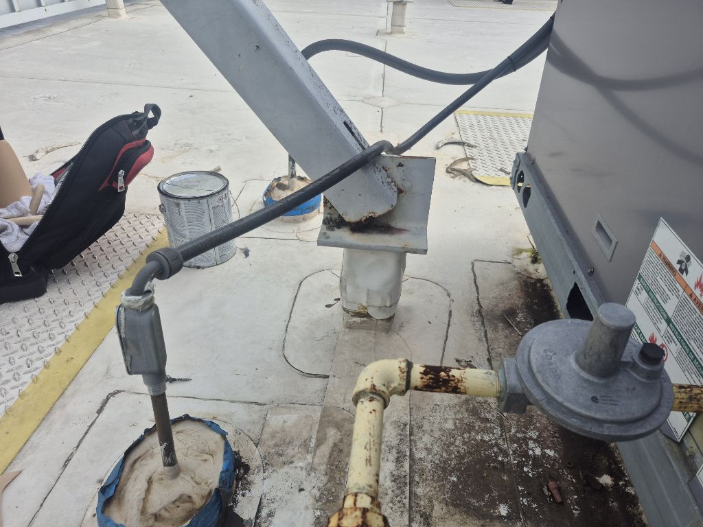 Commercial Pipe Penetration Repair – Charlotte, NC project photo 2