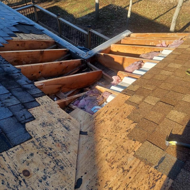 Valley Roof Repair & Decking Replacement | Tega Cay, SC project photo 2