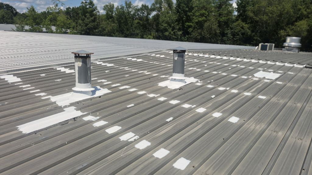 Project photo: Commercial Metal R-Panel Sealing – Monroe, NC