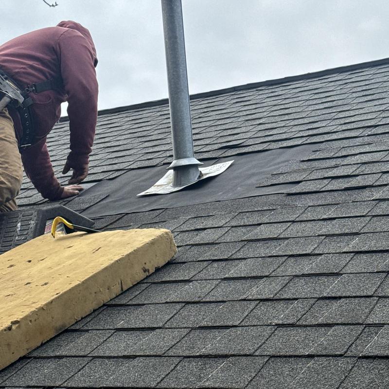 Flue Stack Leak Repair & Flashing Replacement Rock Hill, SC project photo 1