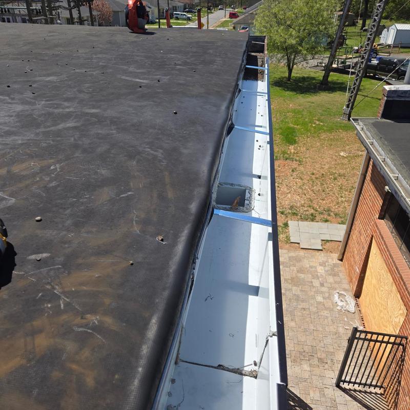 Commercial Gutter Installation Belmont NC project photo 2