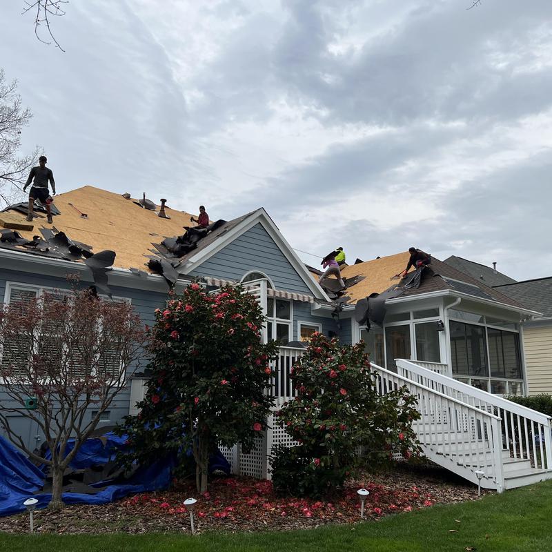 Charlotte, NC - Roof Replacement - This hail damage roof project photo 2