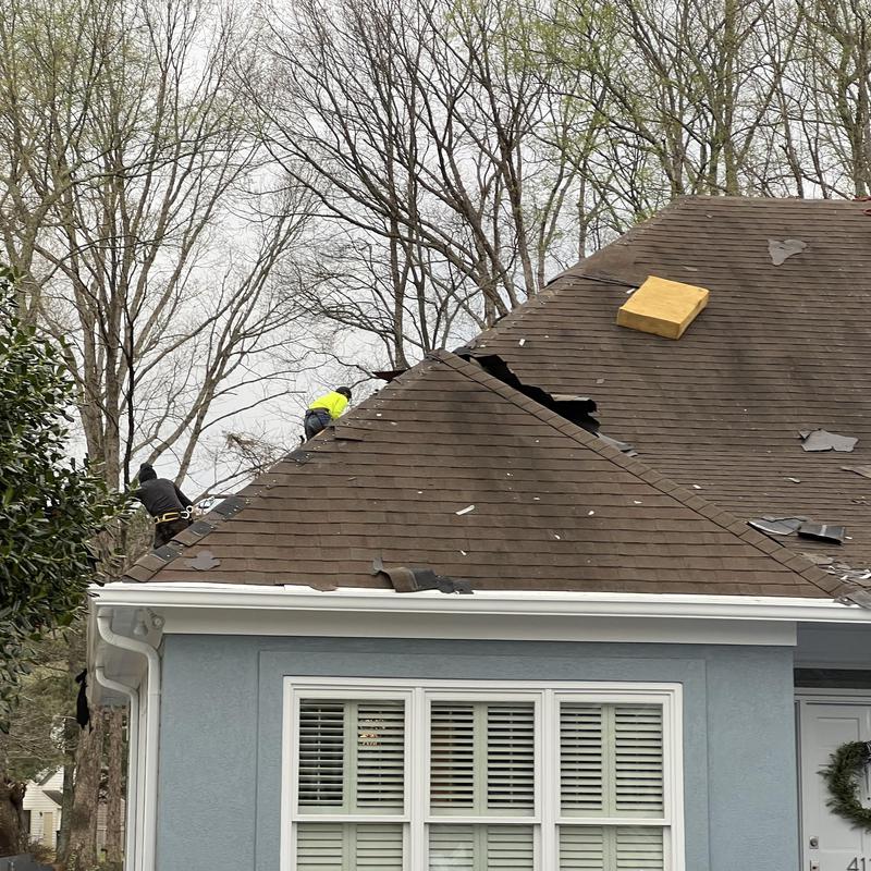 Charlotte, NC - Roof Replacement - This hail damage roof project photo 5