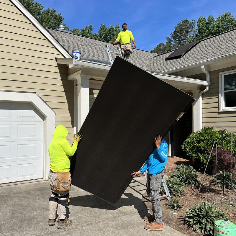 Charlotte NC - TPO Roof Installation. This residential roof project photo 5