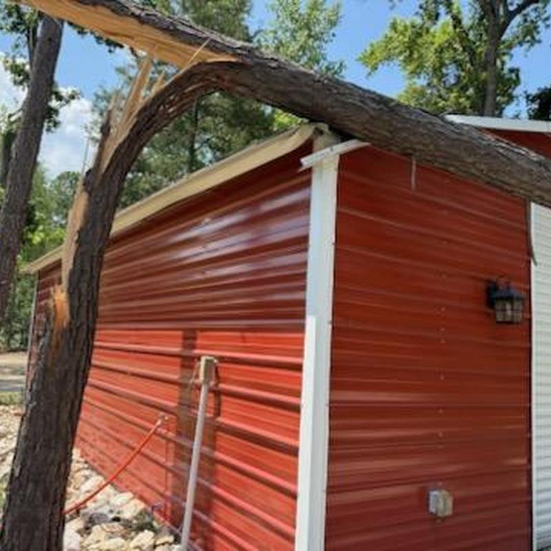 Storm Damage Metal Building Repair project photo 4