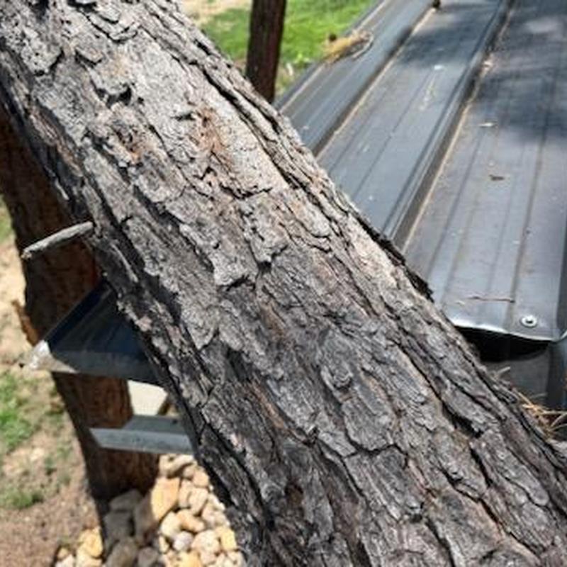 Storm Damage Metal Building Repair project photo 2