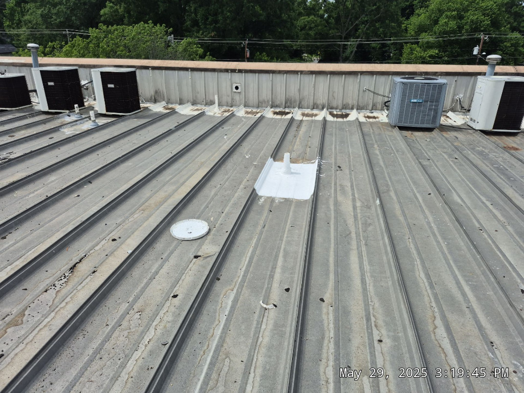 Commercial Metal Roof Coating – Harrisburg, NC project photo 5