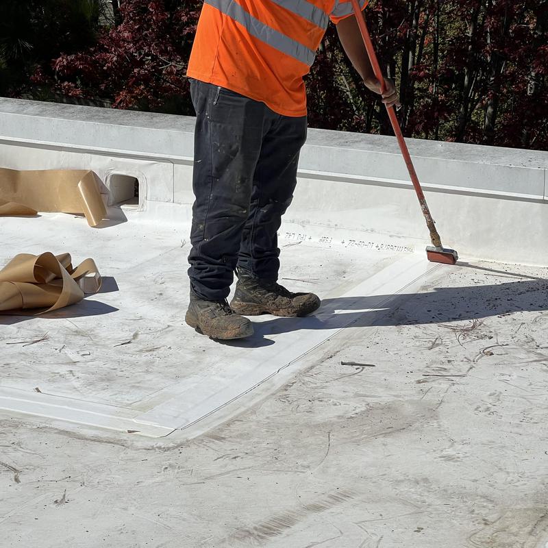 Charlotte, NC TPO Roof Repair - we repaired this flat roof project photo 3