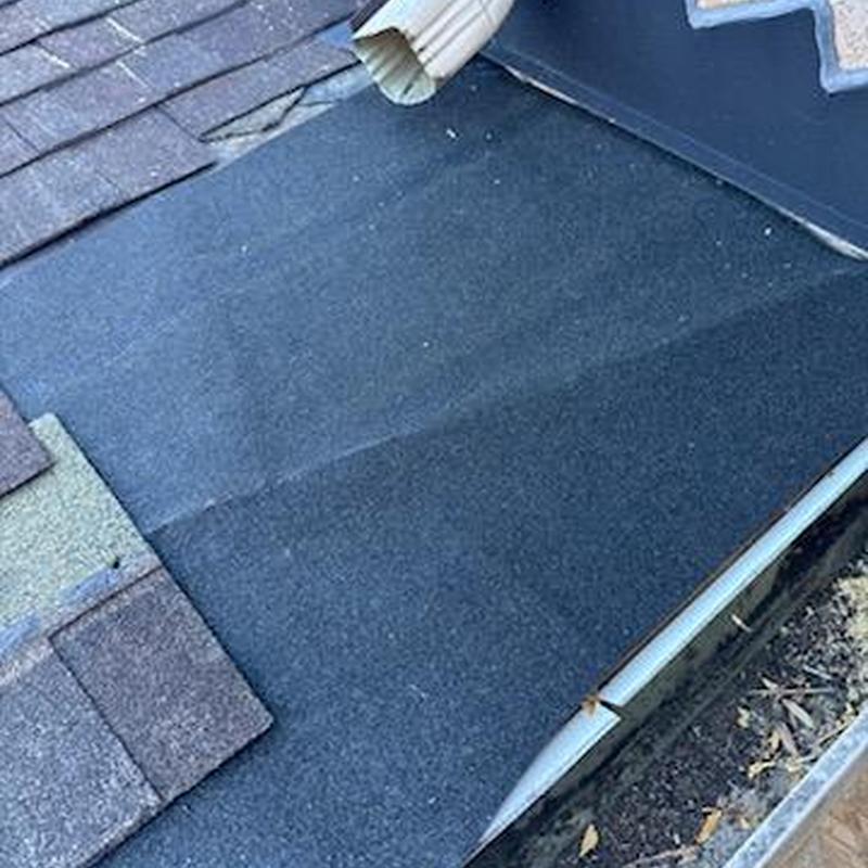 Roof Leak Repair at Wall Flashing & Gutter Termination Mooresville NC project photo 2