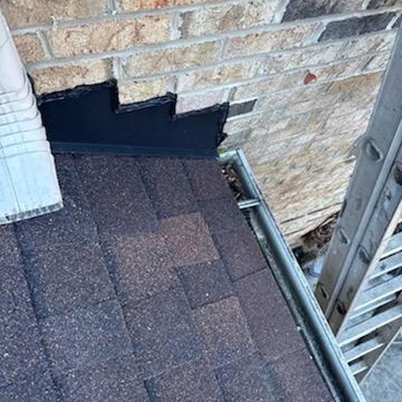 Roof Leak Repair at Wall Flashing & Gutter Termination Mooresville NC project photo 4