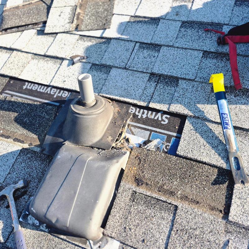 Project photo: Pipe Boot Replacement & Proper Flashing Near Dryer Vent in Charlotte, NC (28269)