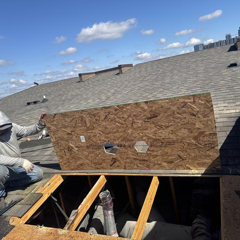 Project photo: Charlotte Multifamily Roof Repair Plywood Replacement, Vent Flashings & Shingle System Repair