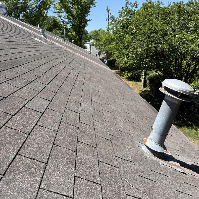 Modified Bitumen Roof Holding Strong After 12 Years + Shingle Roof Inspection in Matthews, NC project photo 1