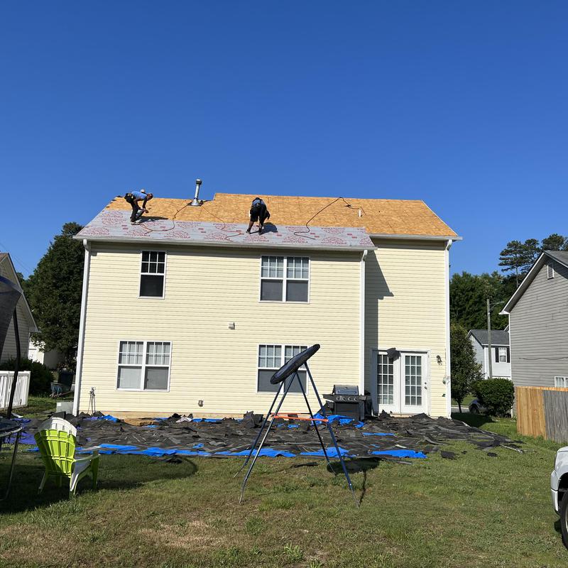 Gastonia, NC Roof Replacement - this hail damaged roof was project photo 5