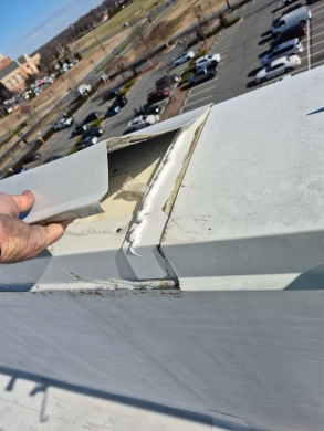 Project photo: Commercial Coping and Membrane Repair – Kannapolis, NC