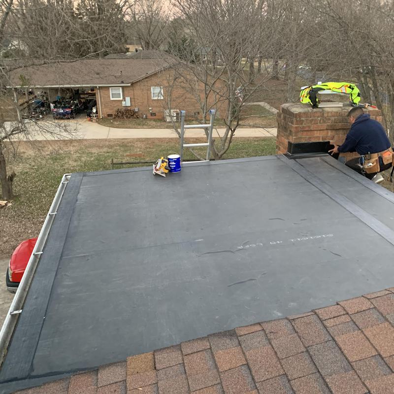 Project photo: Charlotte, NC EPDM FLAT ROOF REPAIR / INSTALLATION - we