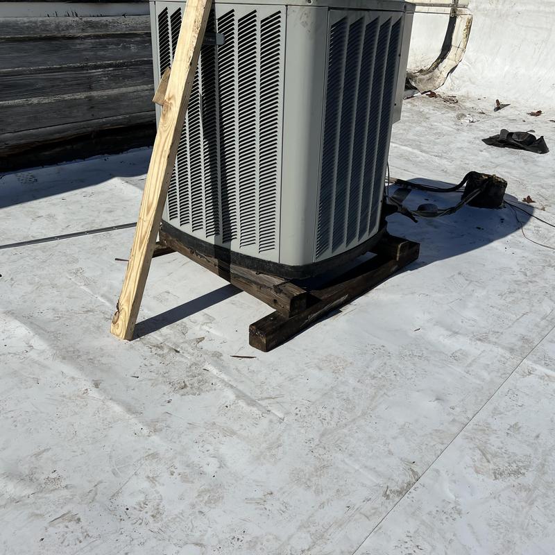 Belmont, NC - TPO Roof Installation. This flat commercial project photo 5