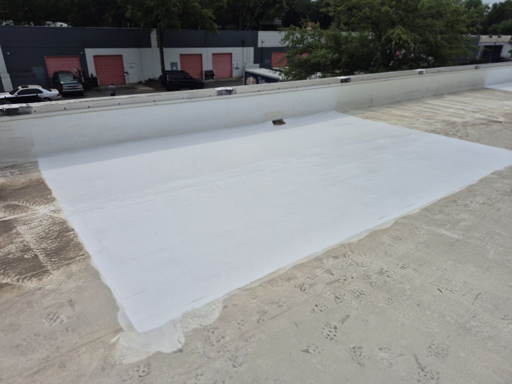 Commercial Deteriorated Membrane Repair and Silicone Coating – Charlotte, NC project photo 4