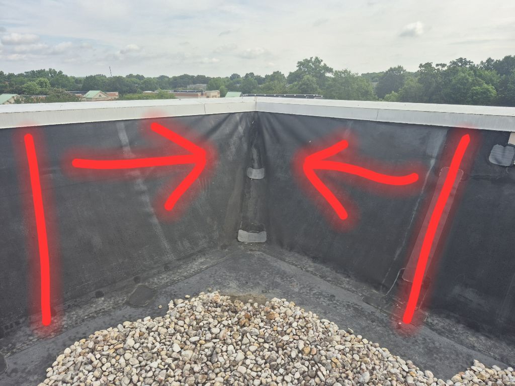 Commercial Single-Ply Membrane Repair – Charlotte, NC project photo 2