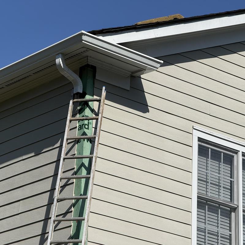 Fort Mill SC Exterior Trim Repair PVC Corner Post & Rake Replacement (Baxter Village) project photo 3