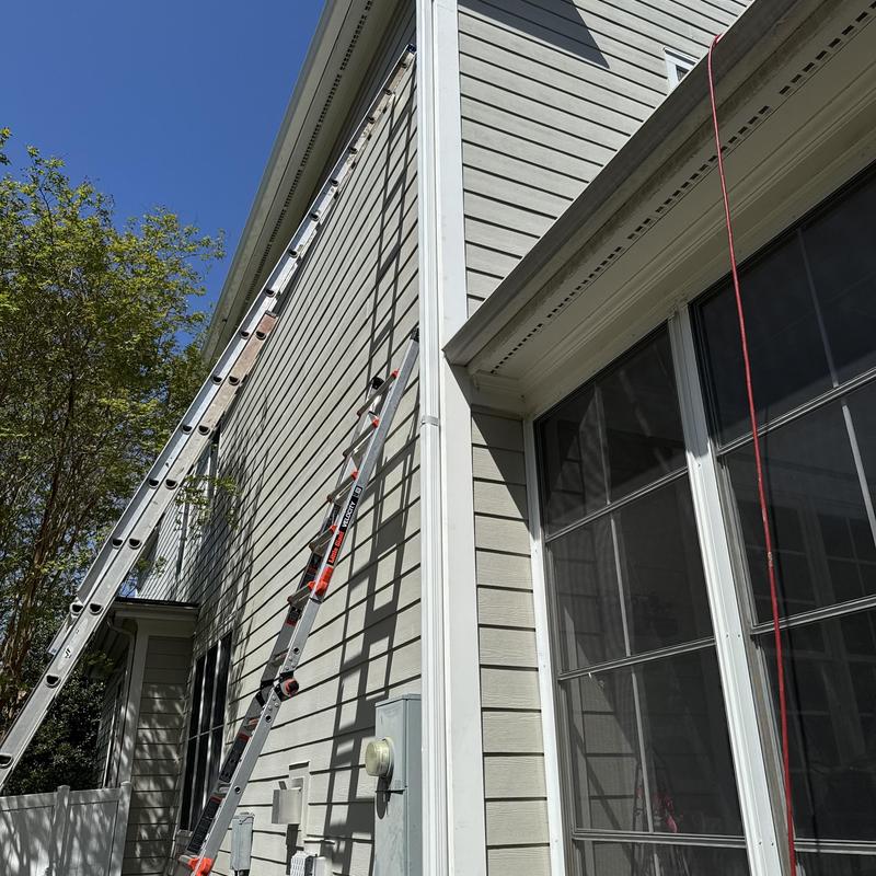 Fort Mill SC Exterior Trim Repair PVC Corner Post & Rake Replacement (Baxter Village) project photo 5
