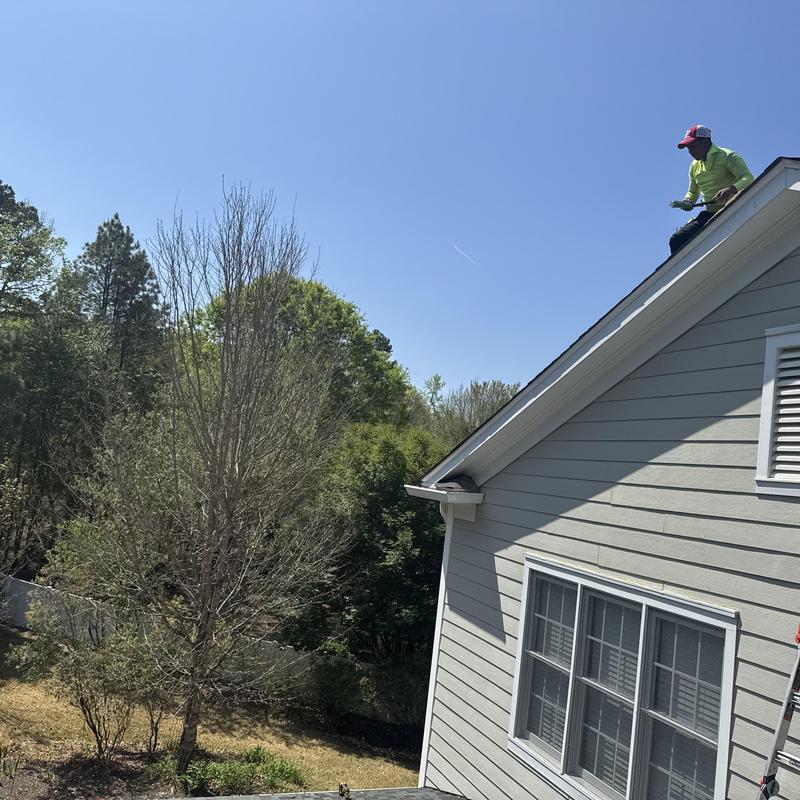 Fort Mill SC Exterior Trim Repair PVC Corner Post & Rake Replacement (Baxter Village) project photo 2