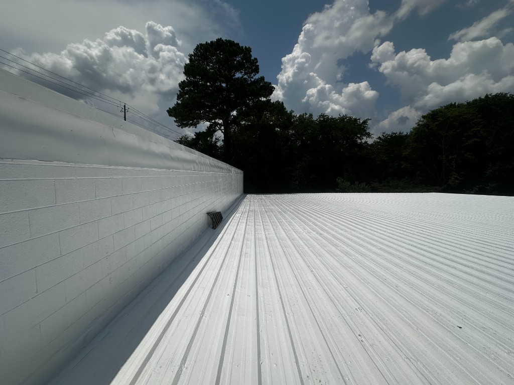 Project photo: Commercial Metal Roof Coating – Dalton, GA