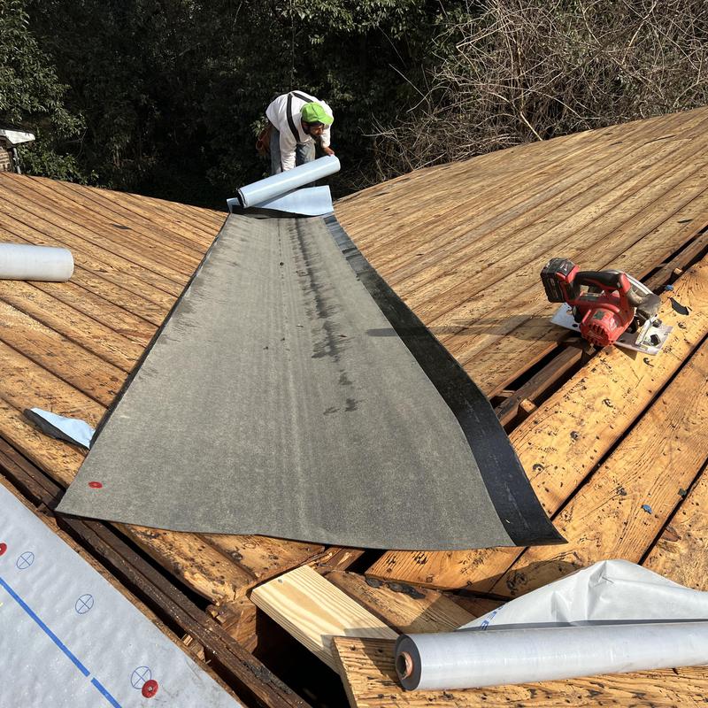Charlotte, NC Roof Installation - lots of wood replacement project photo 4