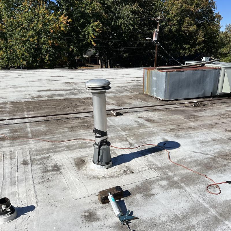 Project photo: Charlotte, NC - EPDM Roof Inspection. This EPDM roof had