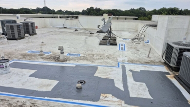 Commercial Scattered TPO Coating Repair – Charlotte, NC project photo 4