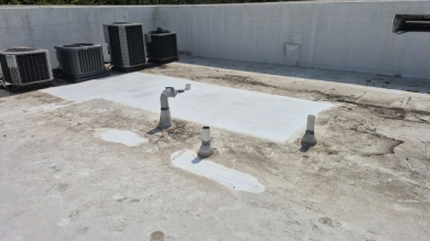 Commercial Scattered TPO Coating Repair – Charlotte, NC project photo 2