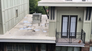 Commercial Scattered TPO Coating Repair – Charlotte, NC project photo 5
