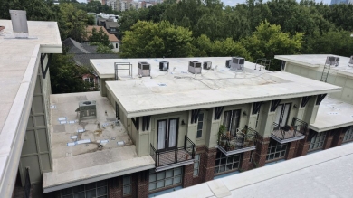 Commercial Scattered TPO Coating Repair – Charlotte, NC project photo 3