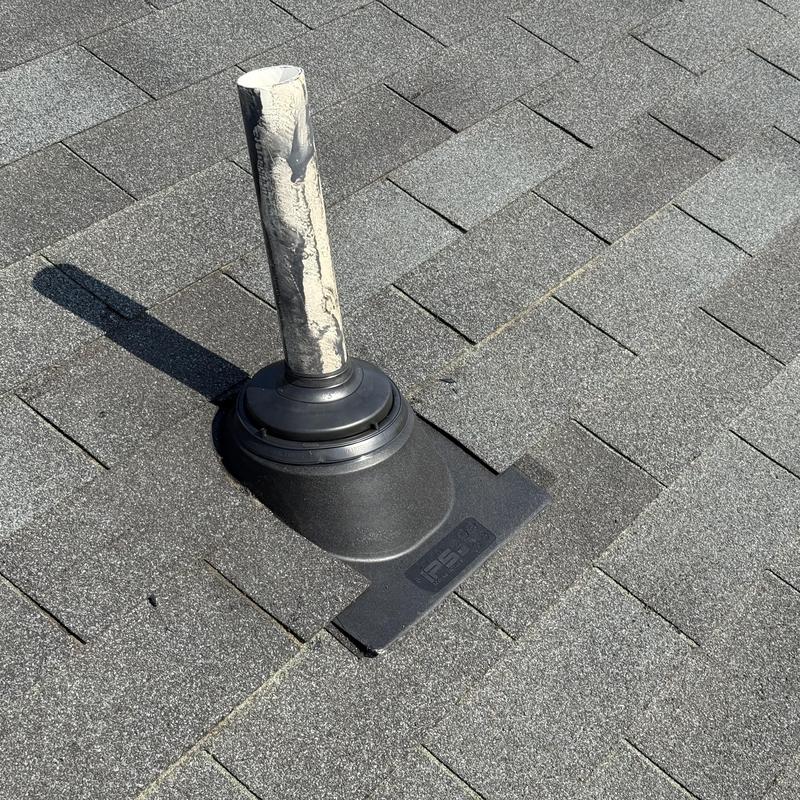 Roof Leak Repair in Concord NC Missing Shingle & Pipe Boot Failure Fixed project photo 2
