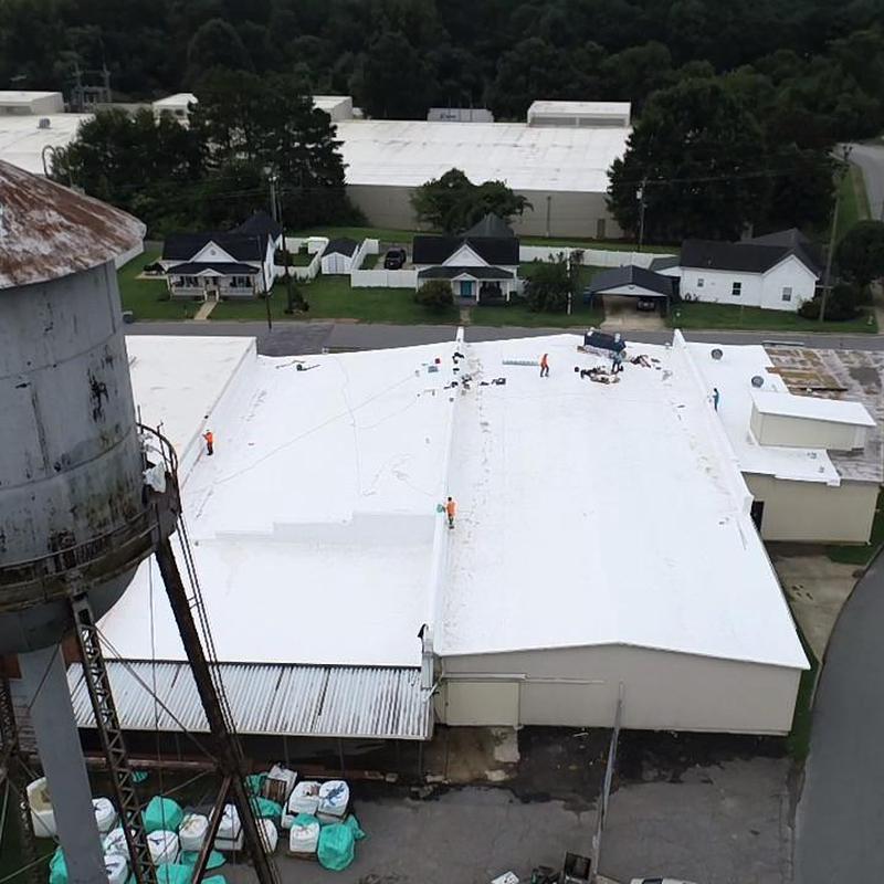 Project photo: Belmont, NC - TPO Commercial Roof Replacement - we replaced