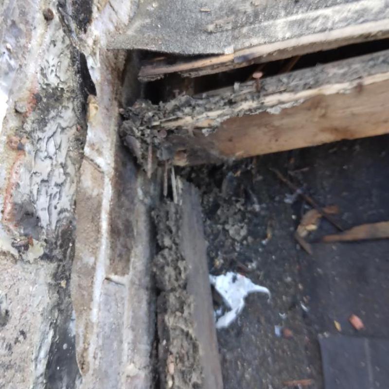 Denver, NC Roof Repair - this old chimney flashing has been project photo 4