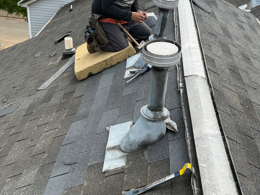 Project photo: Residential Roof Deck & Ridge Vent Replacement – Charlotte, NC