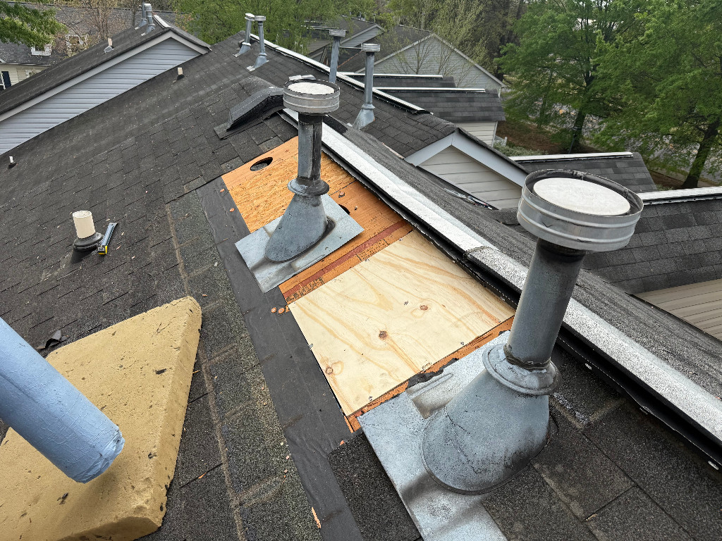 Residential Roof Deck & Ridge Vent Replacement – Charlotte, NC project photo 4