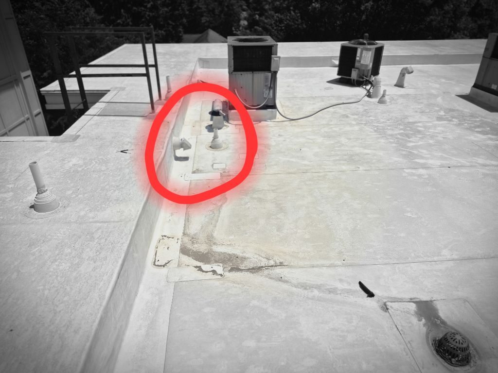 Commercial TPO Roof Coating Repair – Charlotte, NC project photo 2