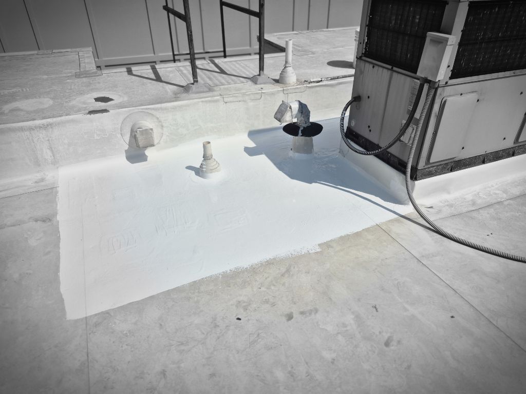 Commercial TPO Roof Coating Repair – Charlotte, NC project photo 4